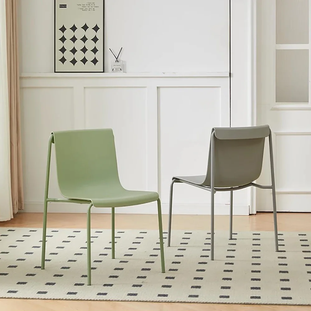 Набор из 4-х современных обеденных стульев роскошные пластиковые эргономичные