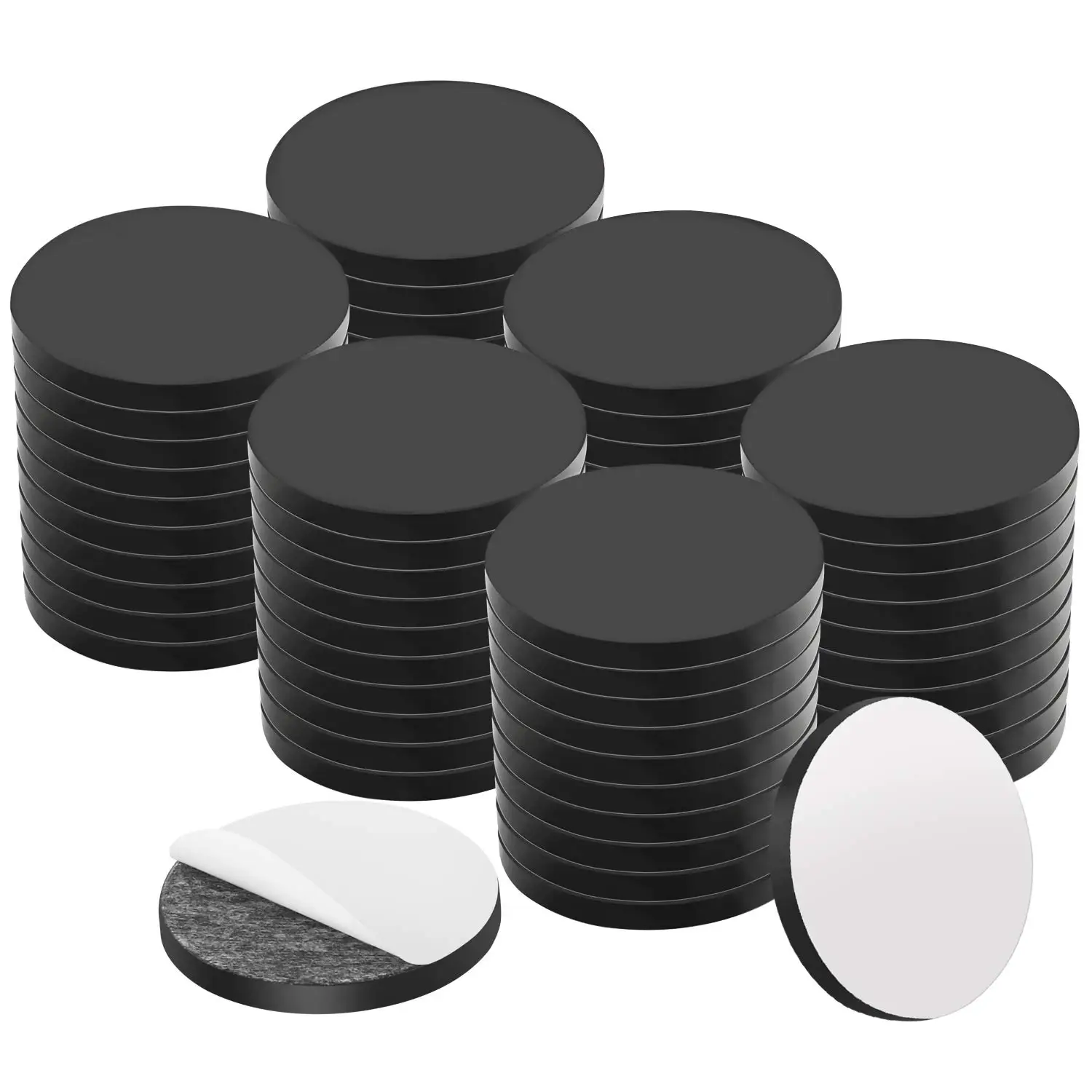 

42 Pieces Round Small Magnetic Stickers with Adhesive Backing Peel and Stick Magnet Stickers for Crafts, Office, DIY Projects