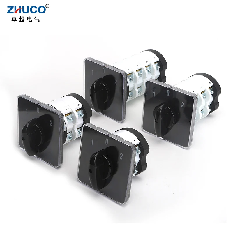 

ZHUCO SZL9-75/1 75/2 75/3 75/4 75A 3 position 1/2/3/4 Phase 4/8/12/16 Screw Ganrator Change Over Transfer Rotary Cam Switch