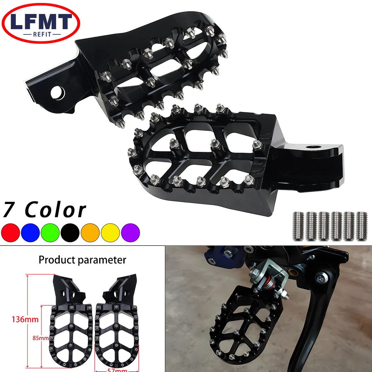 Подножки для электрического велосипеда с ЧПУ подножки кронштейн Sur-Ron Sur Ron Surron