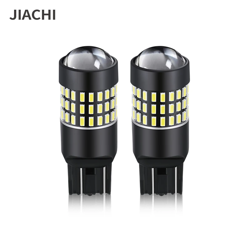 100 шт. Автомобильные светодиодные лампы W21W WY21W W21/5W 7443