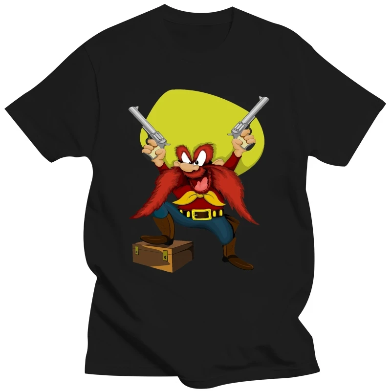 Мужская футболка Flesiciate Handsome Brave Yosemite Sam Design футболки жаркое лето крутая модная