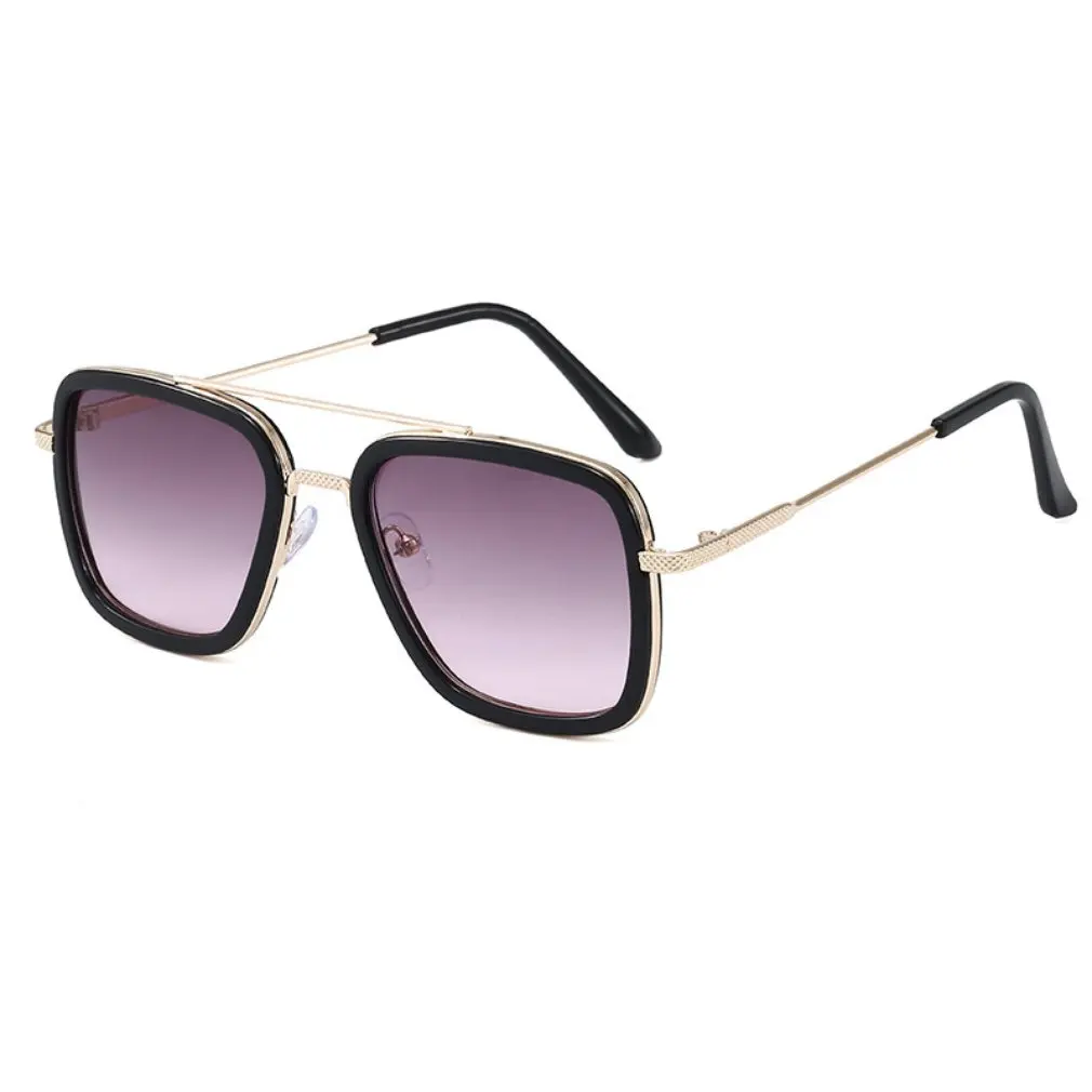 

Очки солнцезащитные женские квадратные, Модные Винтажные брендовые дизайнерские зеркальные солнечные очки с чёрными линзами в прямоугольной оправе, 2022