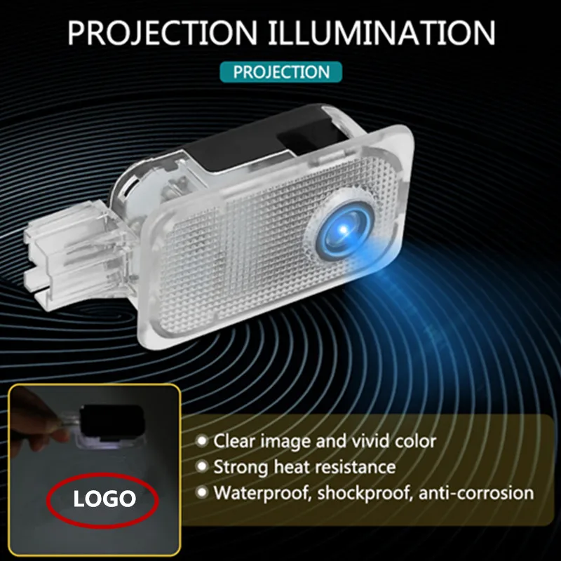 

Led Emblem Car Door Light Luces Projector ForSubaru Outback Legacy Xv Forester Impreza Car Goods Decoration