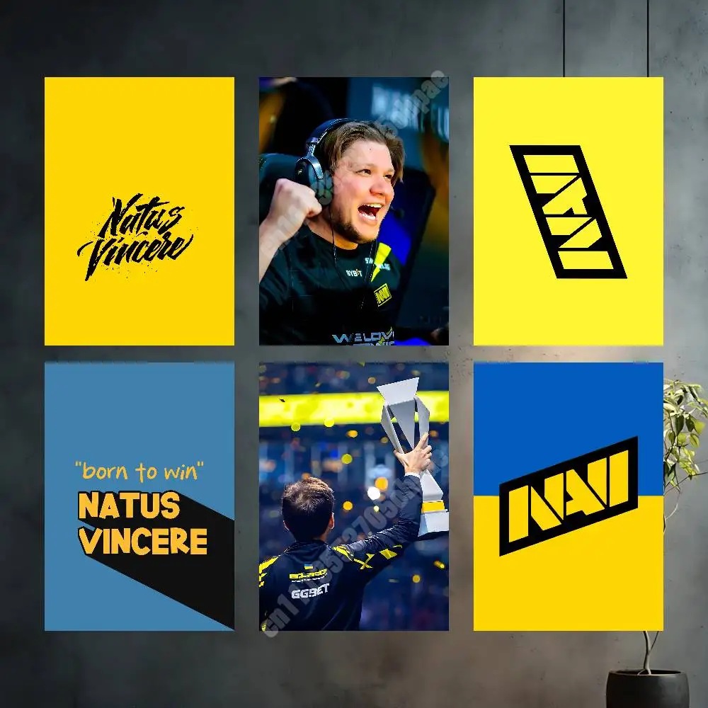 Фото Эстетический постер N-Natus Vincere-S N-Navi Born To Win, HD-принты для галереи, настенное искусство для дома, креативный подарок №1
