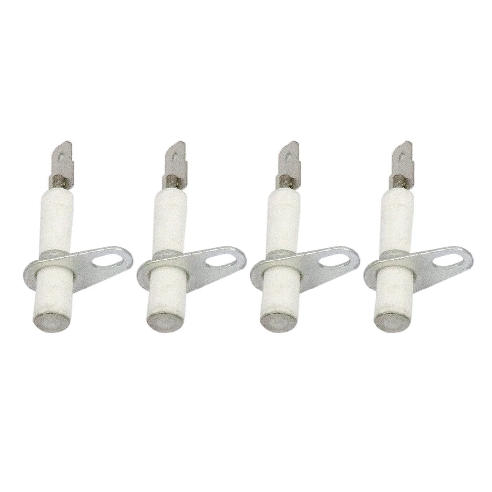 

Ignition Needle Burner 4pcs Gas Stove Parts Heating Cooling Tools Kitchen Gas Stove Burner Metal Strong Compatibility