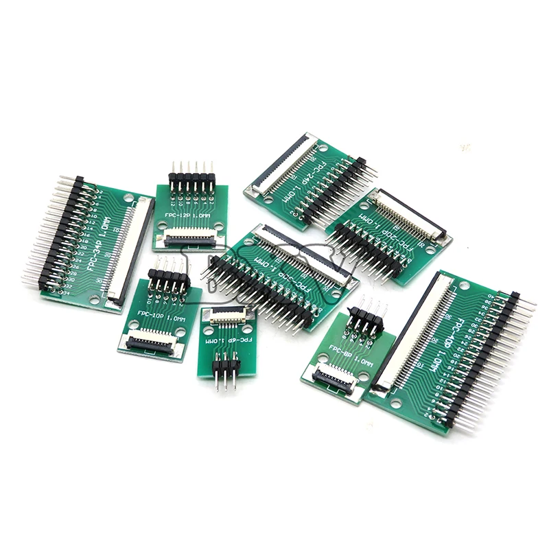  FPC FFC 0.5mm 1.0mm To 2.54mm 6 8 10 12 20 24 26 30 34 40 50 60 80 Pin Adapter Board Connector Straight Needle And Curved Pin images - 6
