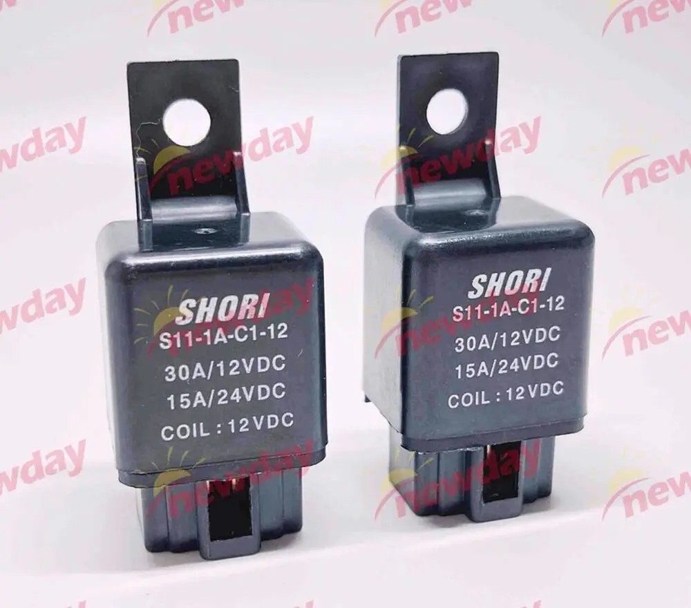 

Кол-во: 2 шт. Новое короткое реле для автомобиля, 12 В постоянного тока, 30 А