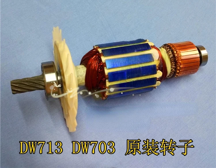 DW713/714 DW703 Коническая пила Алюминиевая машина Оригинальные детали шпинделя
