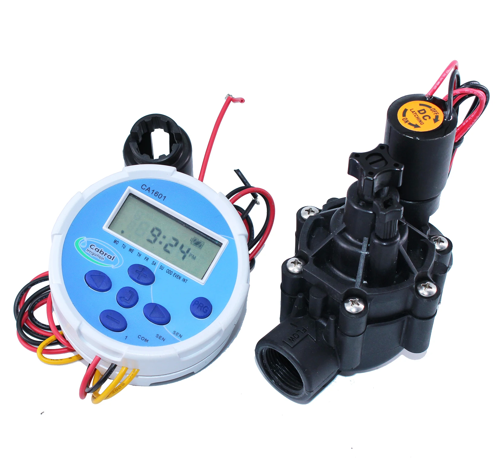 zanchen Sprinkler ca1601 VALVE   Single Station Controller with DC Latching Solenoid and 101DH  1inch Valve