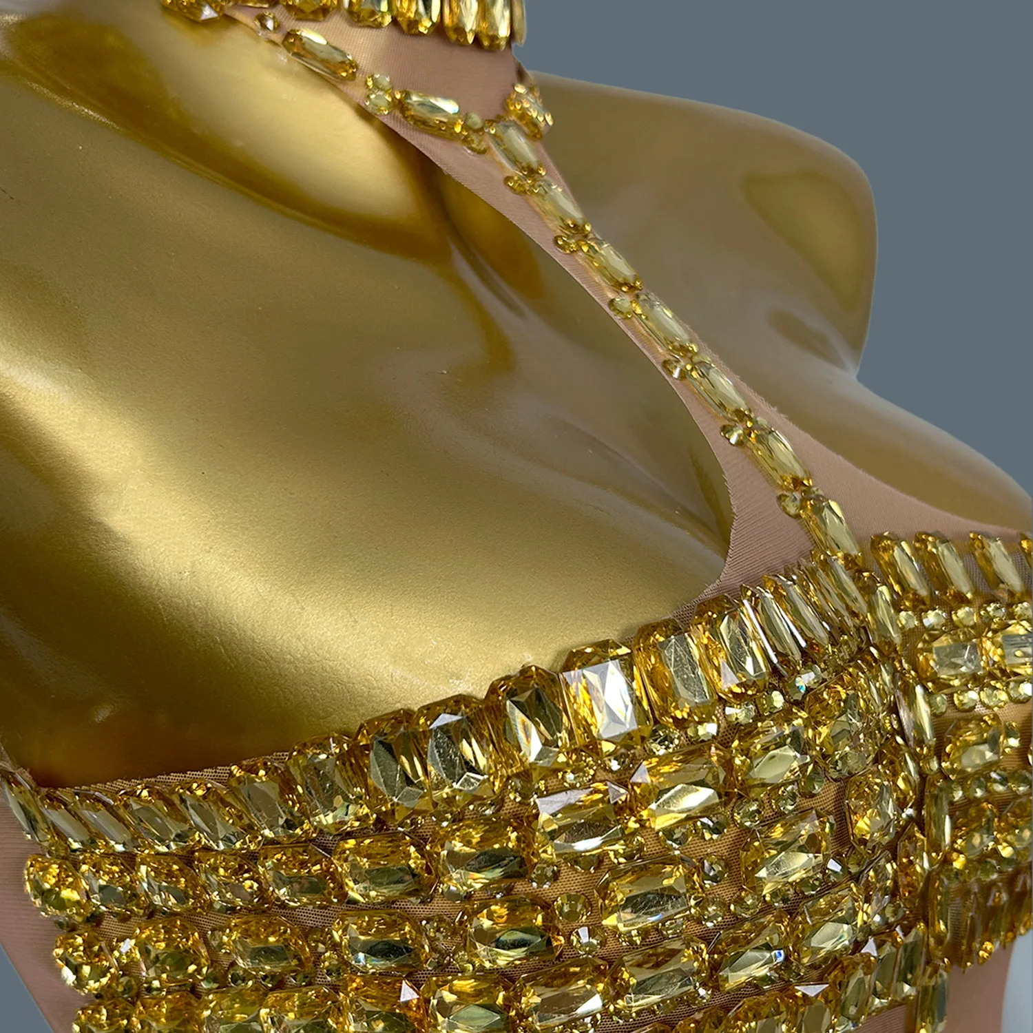 Фэнтезийное блестящее платье со стразами женское сексуальное для дня рождения