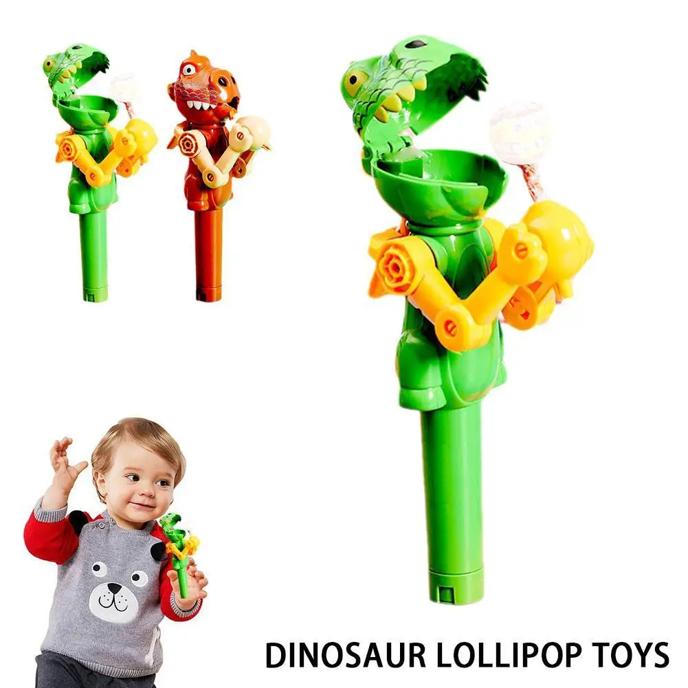 

Забавный держатель для леденцов, роботов, динозавров, ешых леденцов, чехол для хранения конфет, крутая игрушка для декомпрессии, подарки для...