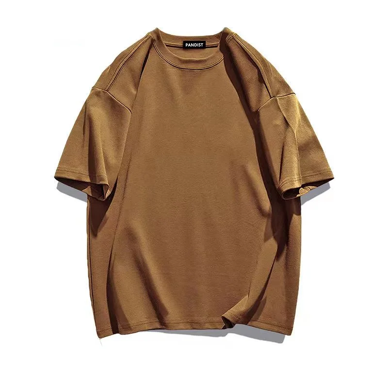 

W028 Luxury Shirts Cotton Womens T-Shirt Casual Solid Color Man Harajuku Short Sleeve Oversized Tees Unisex Hip Hop Tops Fashion