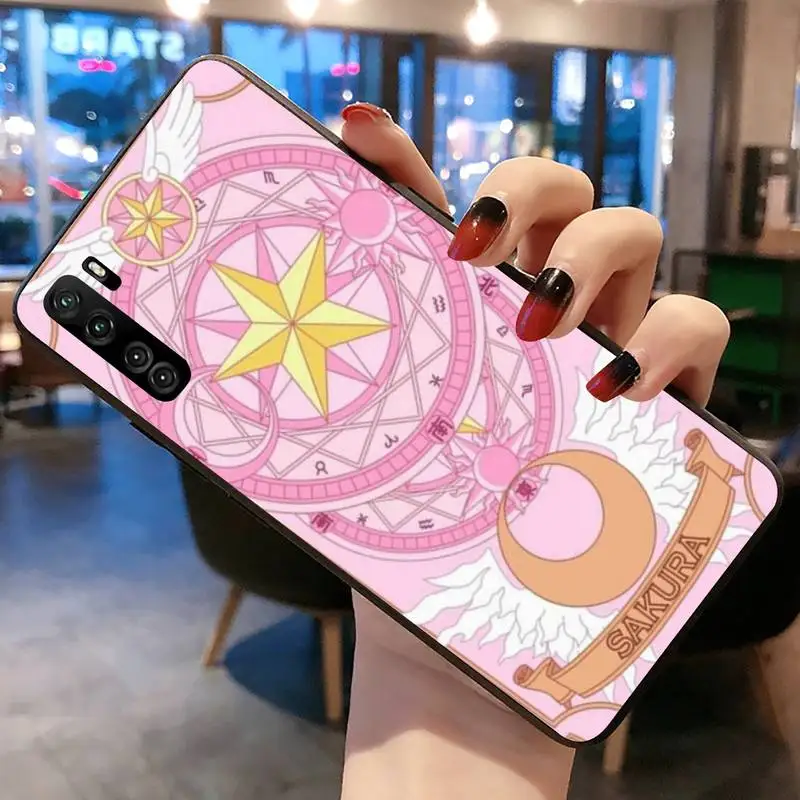 Чехол с котом Сейлор Мун для телефона Huawei P20 P30 P40 lite E Pro Mate 40 30 20 P Smart 2020 |