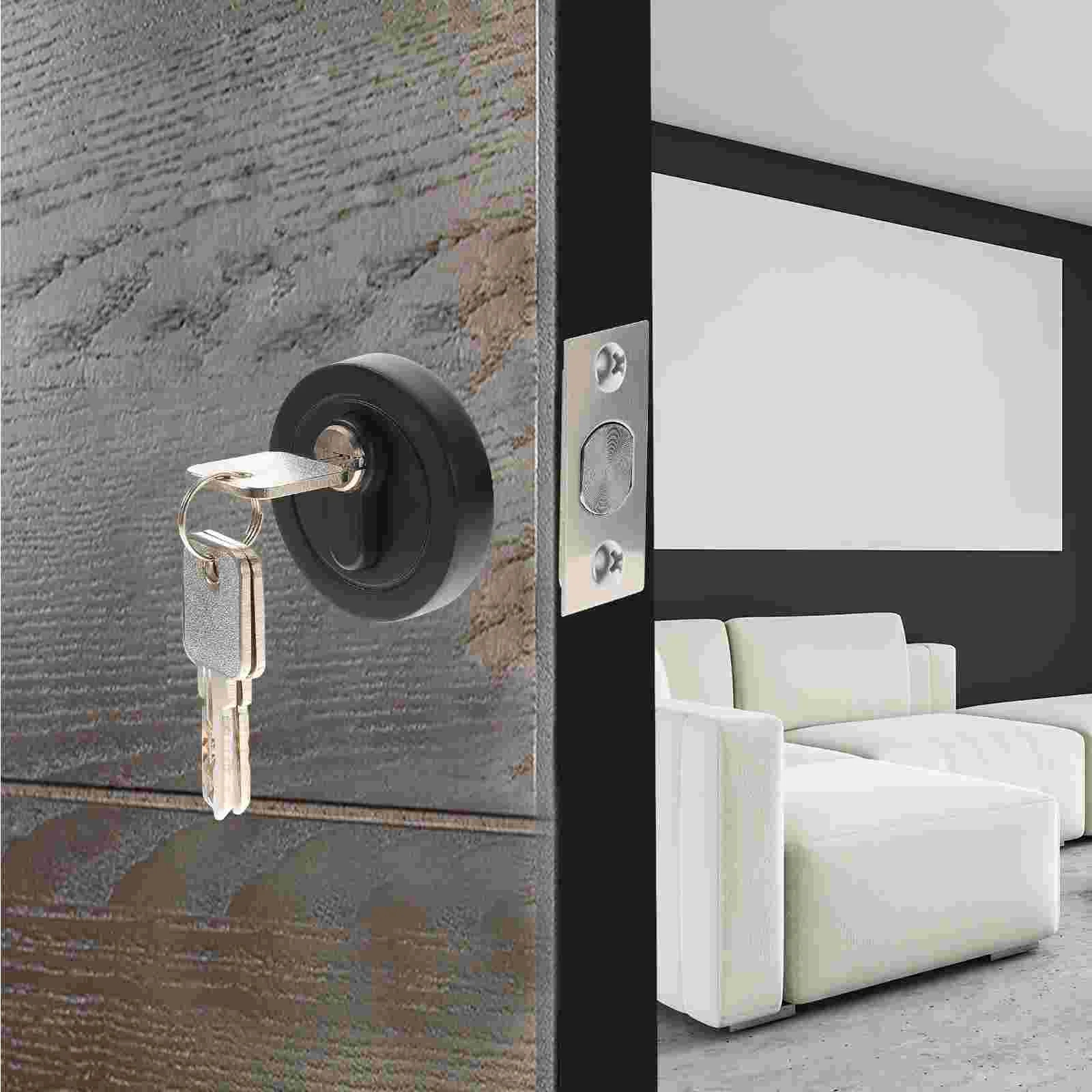 

Single Cylinder Door Deadbolt Lock Zinc Alloy Entry Door Keyed Lock Exterior Bolt Interior Dead Bolt Lock Security For Bedroom