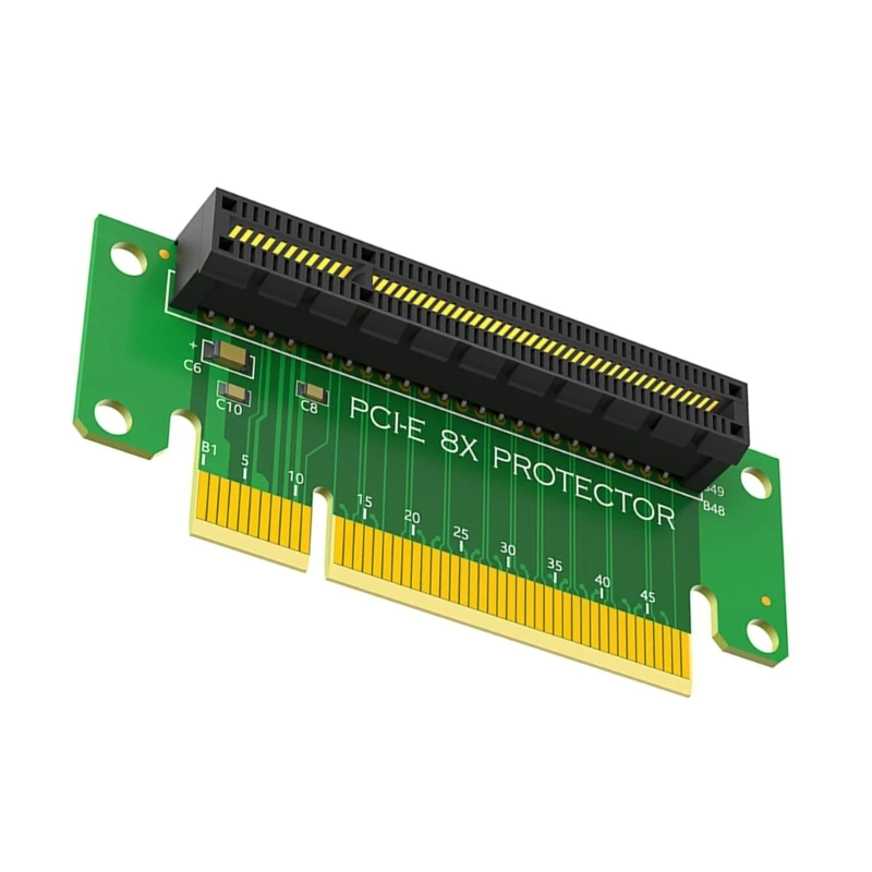 Переходная плата с переходной платой PCIe 8X на удлинитель PCIE углом 90 градусов