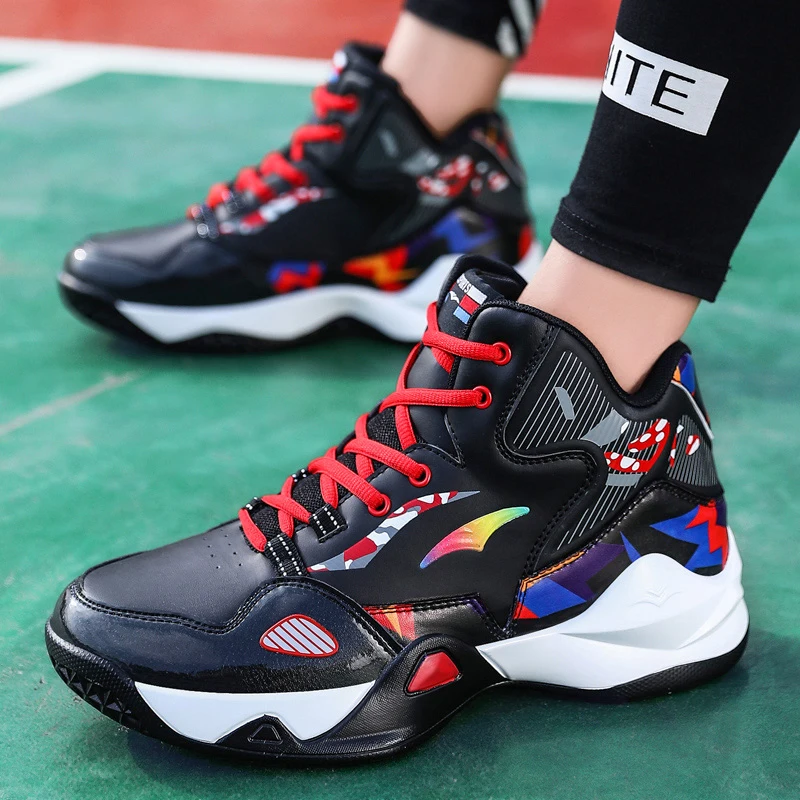

High Quality Mens Basketball Shoes Street Style Basketball Sneakers Men Outdoor Casual Sports Shoes Male Athletic Zapatillas