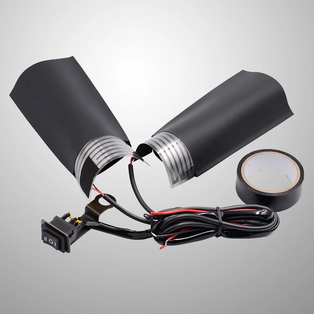 

1 Set of Heating Handle Electric Safe 12V Durable Heating Handleabr Pad for Motorcycle Motorbike