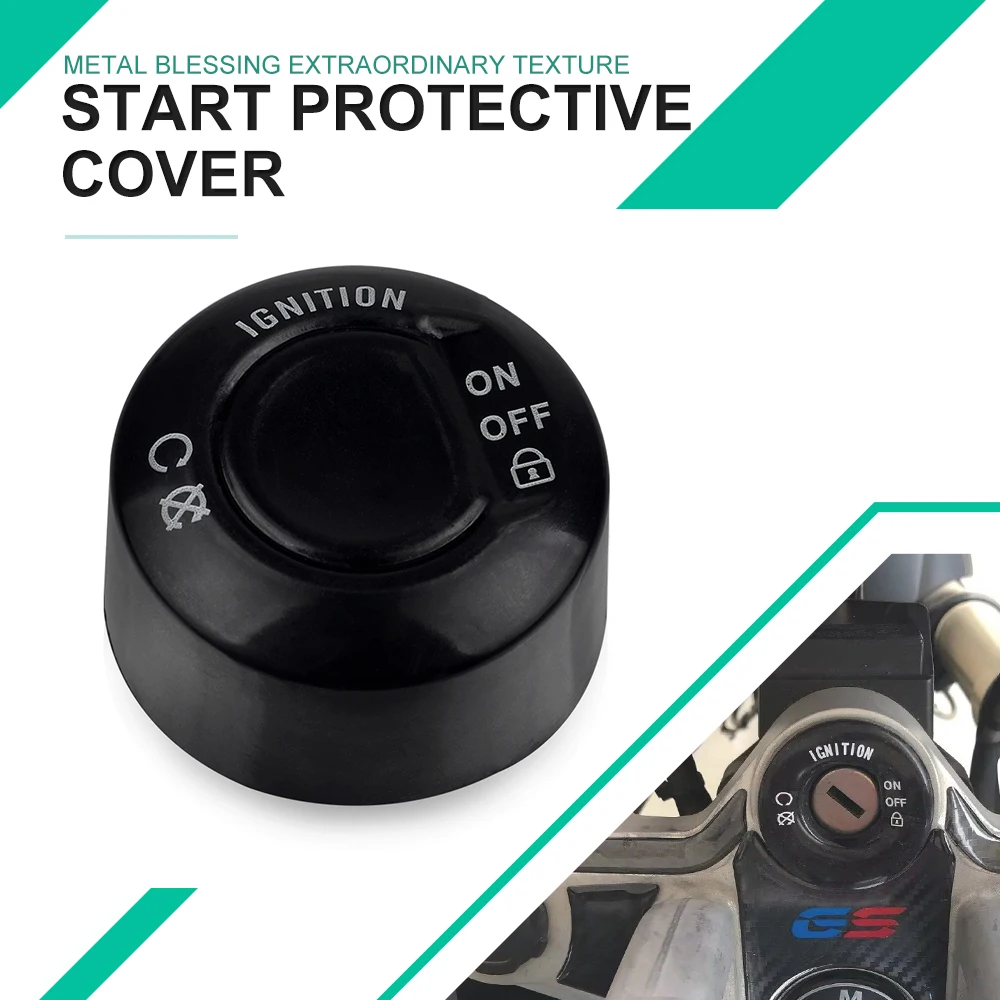

Motorcycle Engine One-key Start Stop Button Cap Protector Cover For BMW R1200GS R1250GS ADV R1250 RT RS F750GS F850GS F900R
