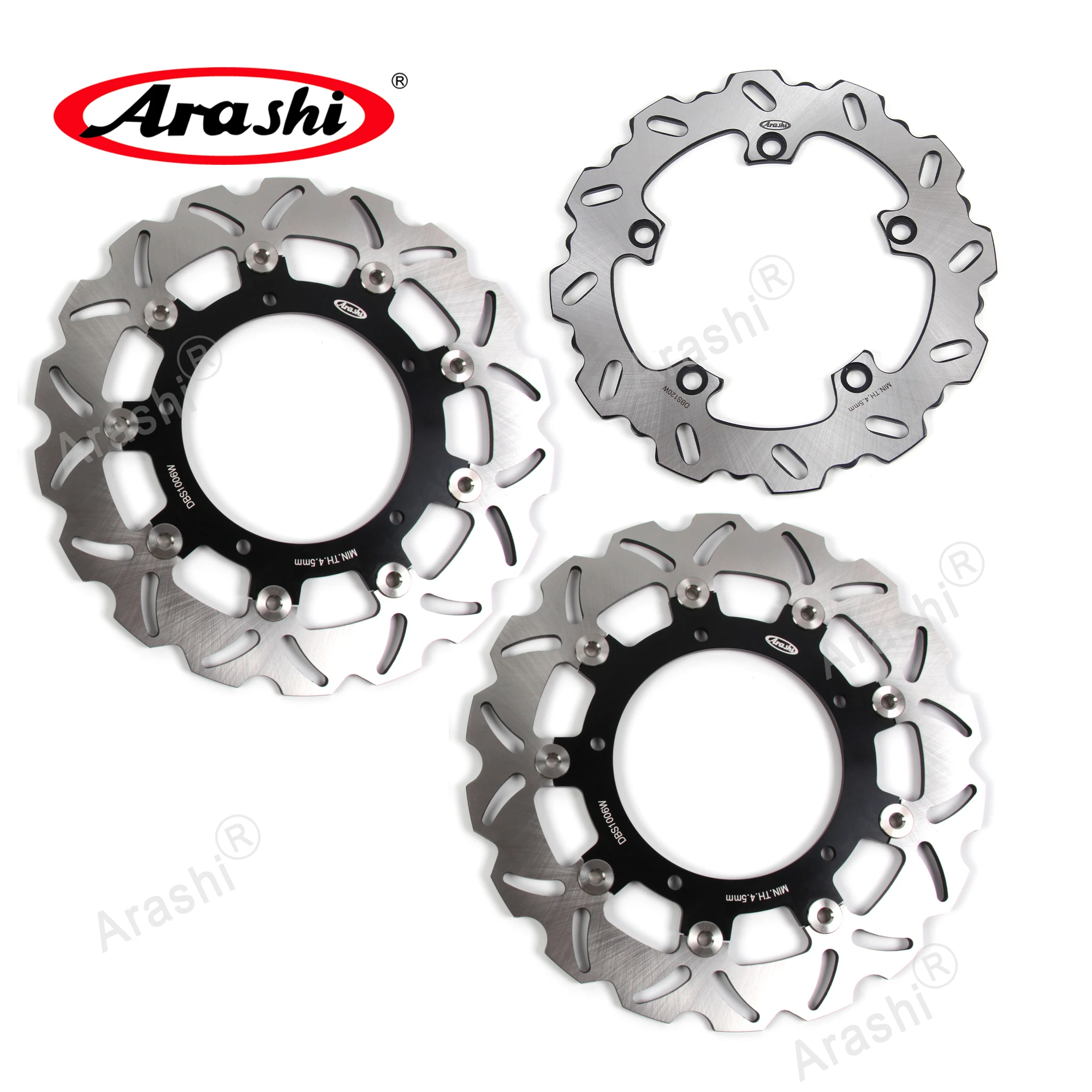 

ARASHI Brake Disc For Yamaha MT07 MT 07 MT-07 / ABS 2014 - 2022 2015 2016 2017 2018 2019 2020 2021 CNC Front Rear Disk Rotor