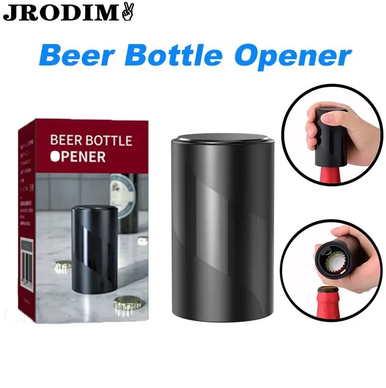 

Automatic Beer Bottle Opener Stainless Steel Wine Opener Bar Tools Beer Soda Cap Can Opener Kitchen Gadgets Accessories