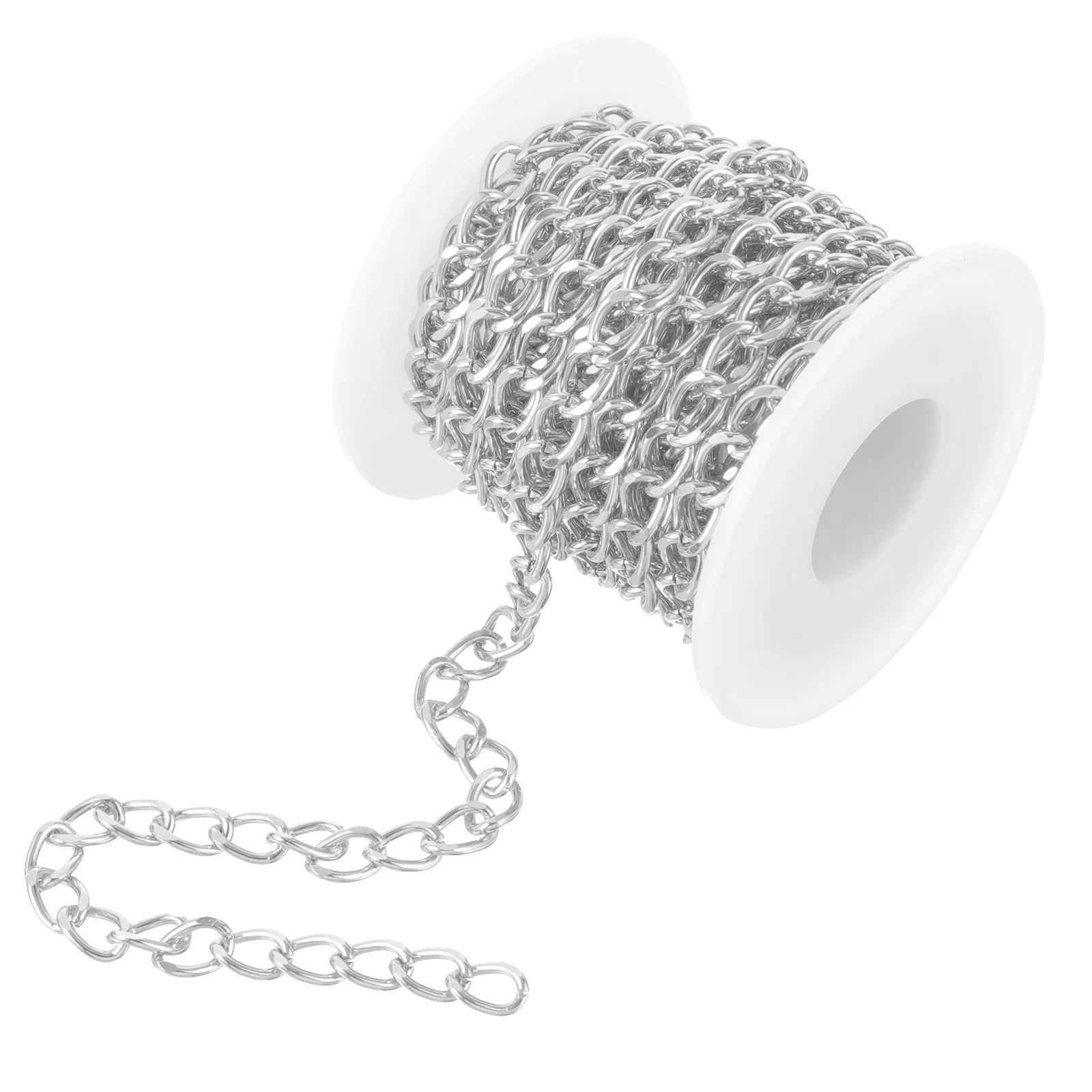 

1 Roll of Necklace Chain Jewelry Making Link Chain DIY Necklace Bag Craft Metal Chain