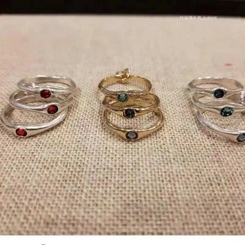 

HSC 2023 New hot selling fashion high quality original UNODE crystal ring factory ladies wholesale holiday jewelry free