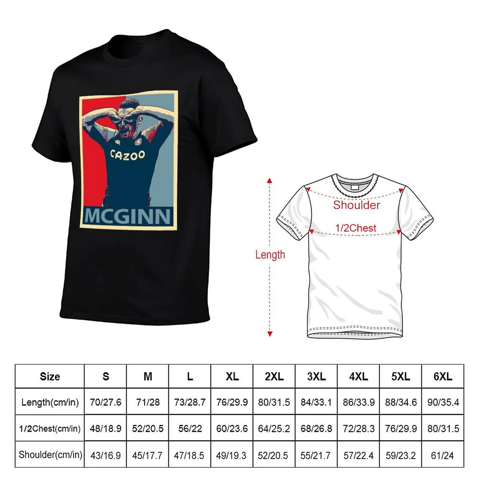 Футболка John McGinn, футболки из хлопка, 100% футболки для мужчин, белая мужская футболка, роскошная футболка (art.: 3920d36f8de4b) - 3920d36f8de4b