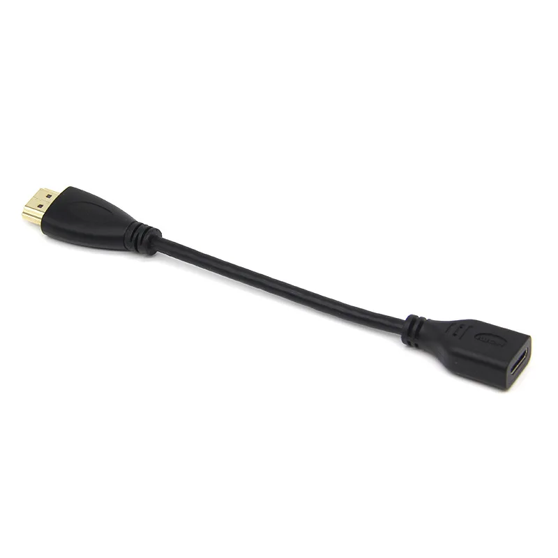 15 см Micro Mini HDMI-совместимая розетка мама на HDMI-совместимый штекерный адаптер 4K
