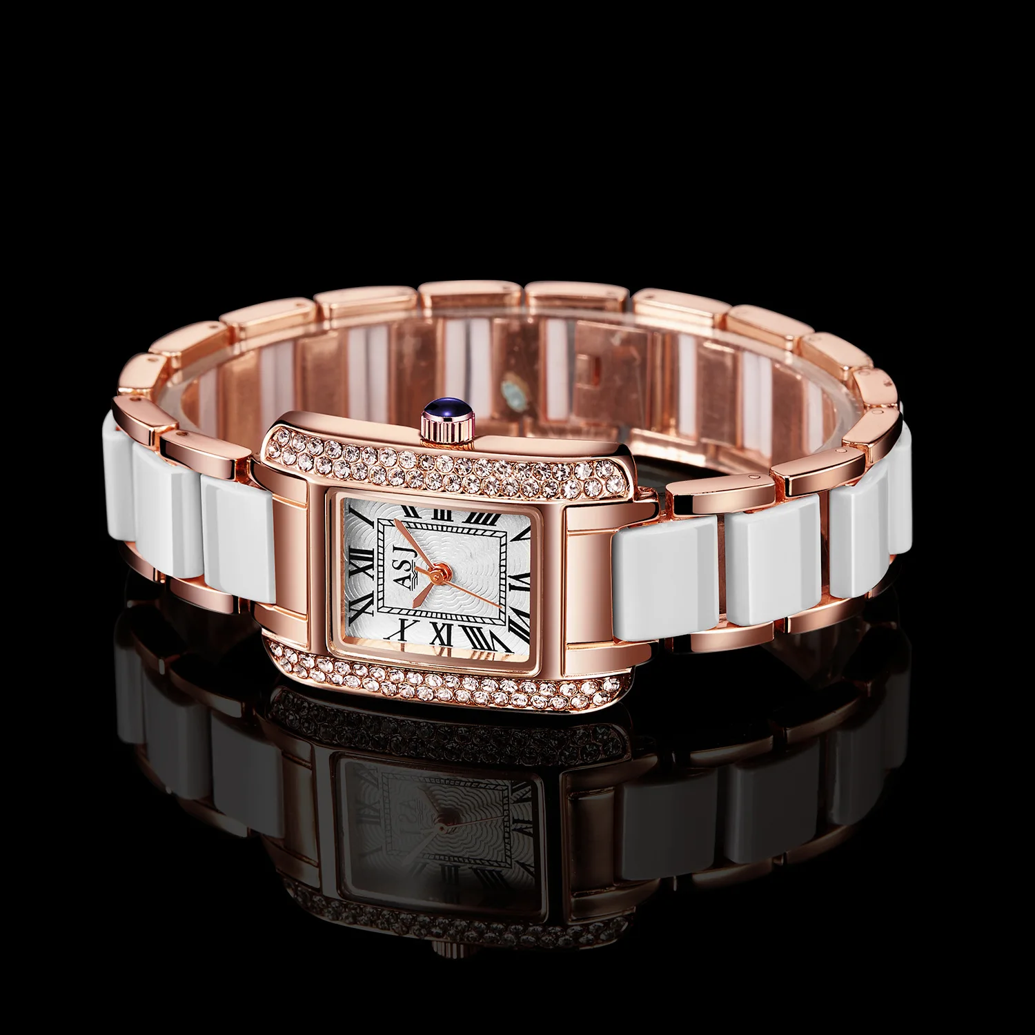 Ladies Wrist Watches Dress Gold Watch Women Crystal Diamond Watches Stainless Steel Silver Clock Women Montre Femme enlarge
