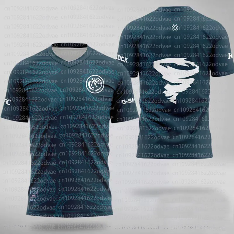 Leviathan 2024 Jersey T-Shirt VCT Aspas Team Valorant Shirt Men's Women's Fan Uniform Game Fans Dragon Pattern Tees