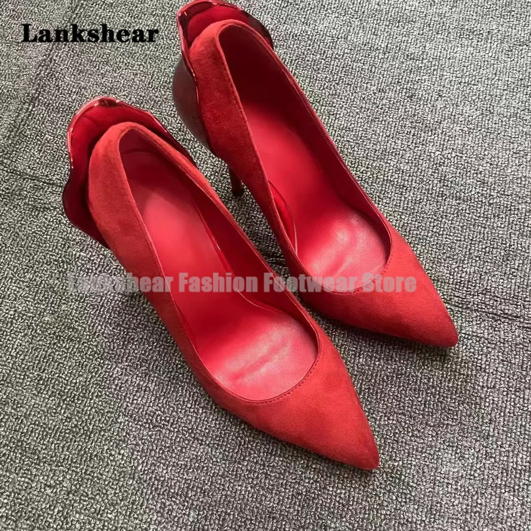 New Elegant Bridal Wedding Party Shoes Red Pumps High Heels Accessories for High Heels Flats Slipper Brand Design Wedding Shoes