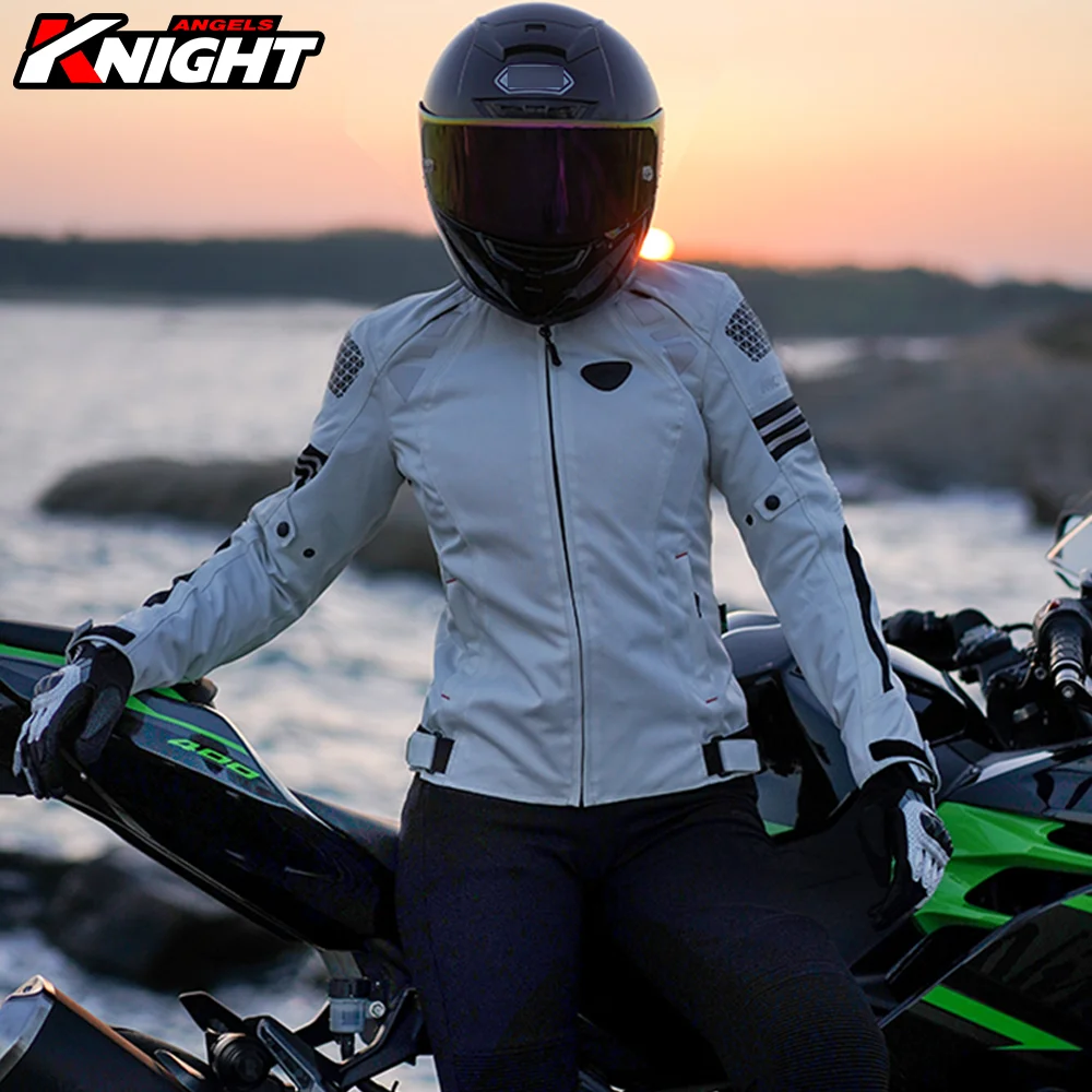 

Motorcycle Jacket Four Seasons CE Certification Protection Motorcycle Racing Jacket Women Removable Lining Riding Clothing