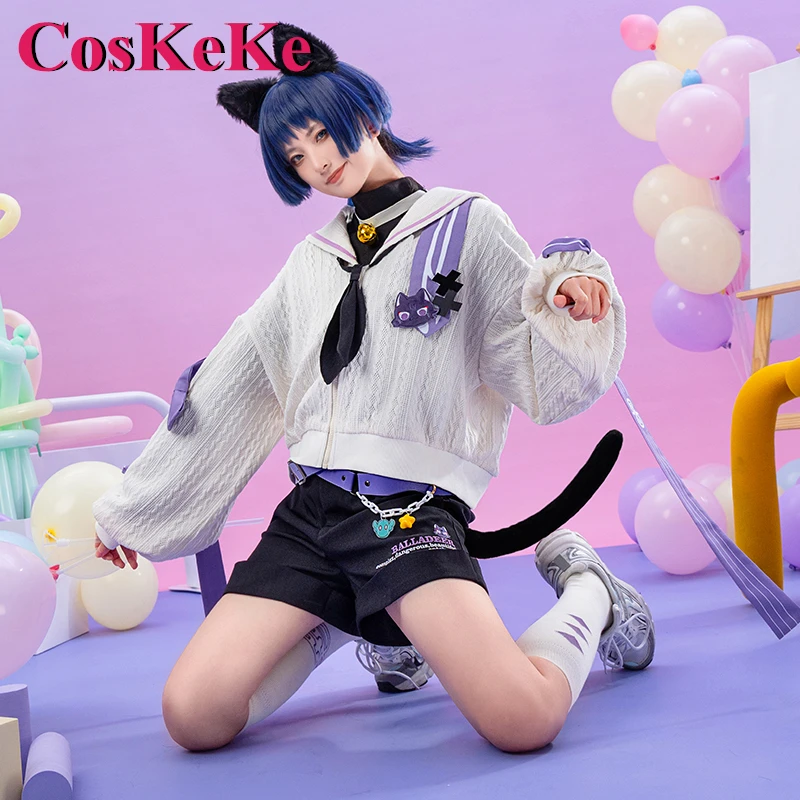 

CosKeKe Wanderer/Scaramouche Cosplay Game Genshin Impact Costume Catch You Sweet Nifty Lovely Daily Outfit Trendy Clothing S-XL