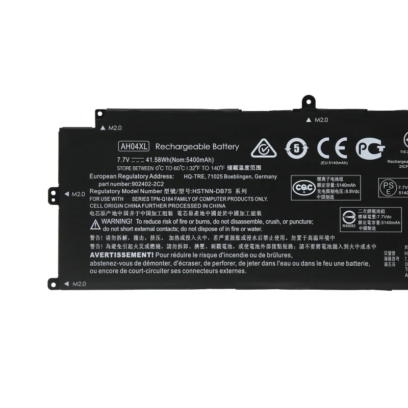 AH04XL TPN-Q184 Аккумулятор для ноутбука HP Spectre X2 12 C004TU C001LA C012TU C013TU C014TU C016TU C018TU C020TU C023TU C027TU