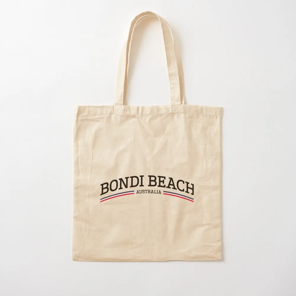 Bondi Beach Australia Большая сумка Женская для покупок Холщовая большая на заказ