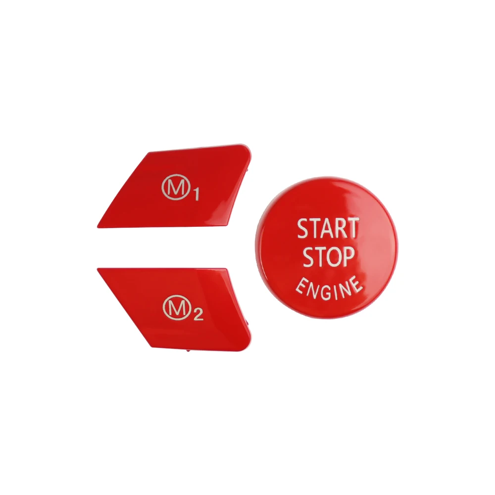 

Автомобильная кнопка переключения режима рулевого колеса M1 M2 для BMW M3 F80 M4 F82 F83 M5 F10 M6 F06 X5M F15 X6 M F16 M, Спортивная сменная крышка