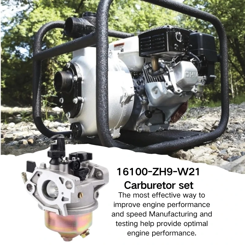 Карбюратор W Воздушный фильтр Топливопровод для GX240 GX270 8HP 9HP 270cc WT30X ДЛЯ двигателя