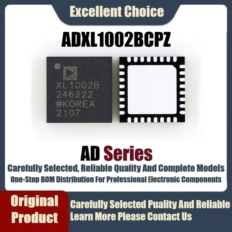 

Оригинальный аутентичный ADXL1002BCPZ Silkscreen XL1002B в упаковке, фотоакселерометр, датчик, 1-5 шт./партия