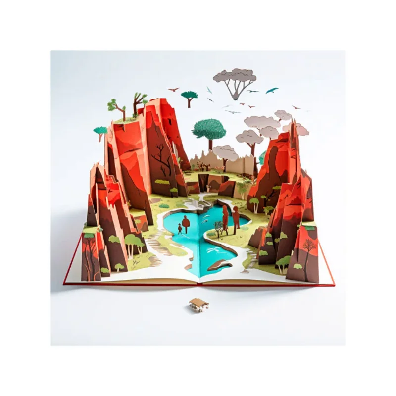 

customizd design Early Education Custom Adventures Unfold Handcrafted 3D Pop-Up Books for Young Explorers Where Mystery Meets Ex