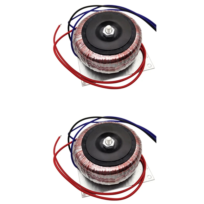 

2X Dual 15V Copper Toroidal Transformer Power Supply Dual Power Supply Loop Transformer For Power Amplifier CNIM Hot