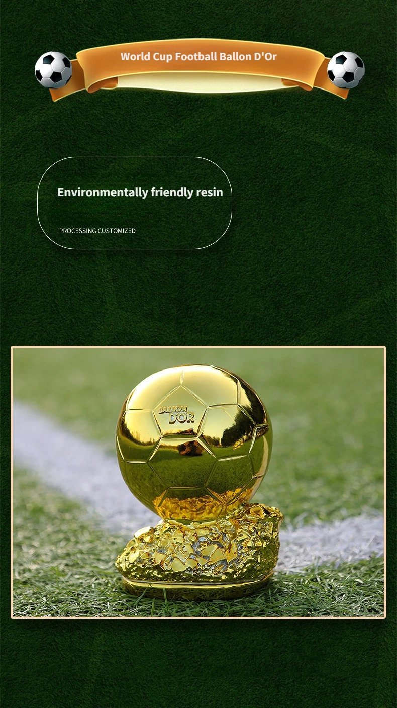 Европейский Кубок мира на годовщину трофей в виде золотого шара предмет