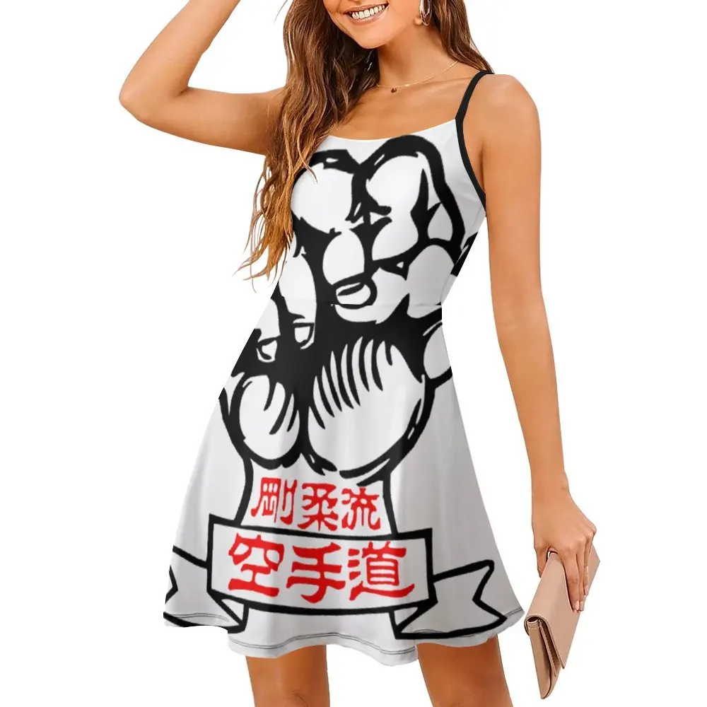 Классическое креативное Сексуальное Женское Платье GoJu Ryu в виде кулака для