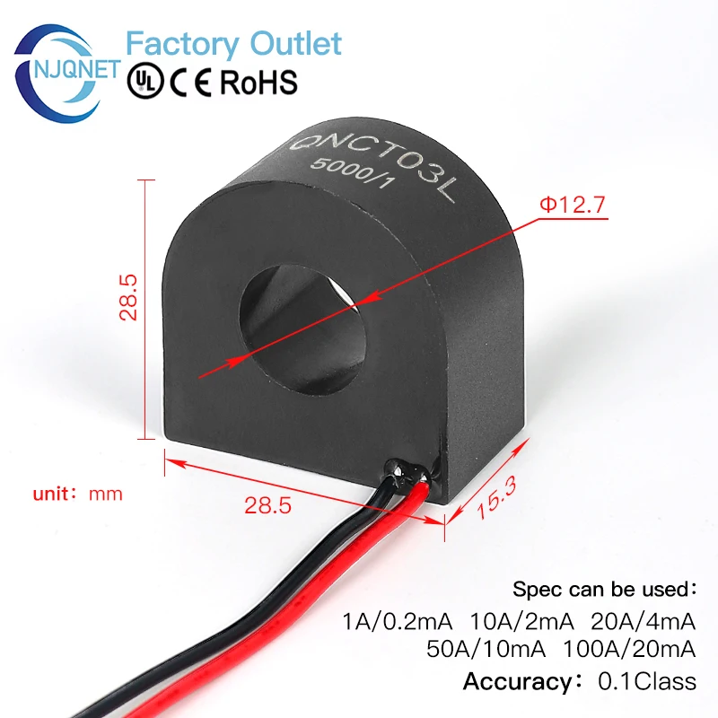 

Датчик трансформатора тока NJQNET QNCT03