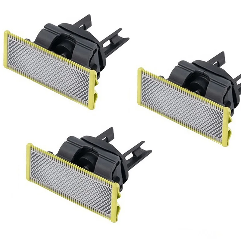 

3 PCS Shaver Replacement Heads For Philips Oneblade Replacement Blade For Philips All One Blade Handles