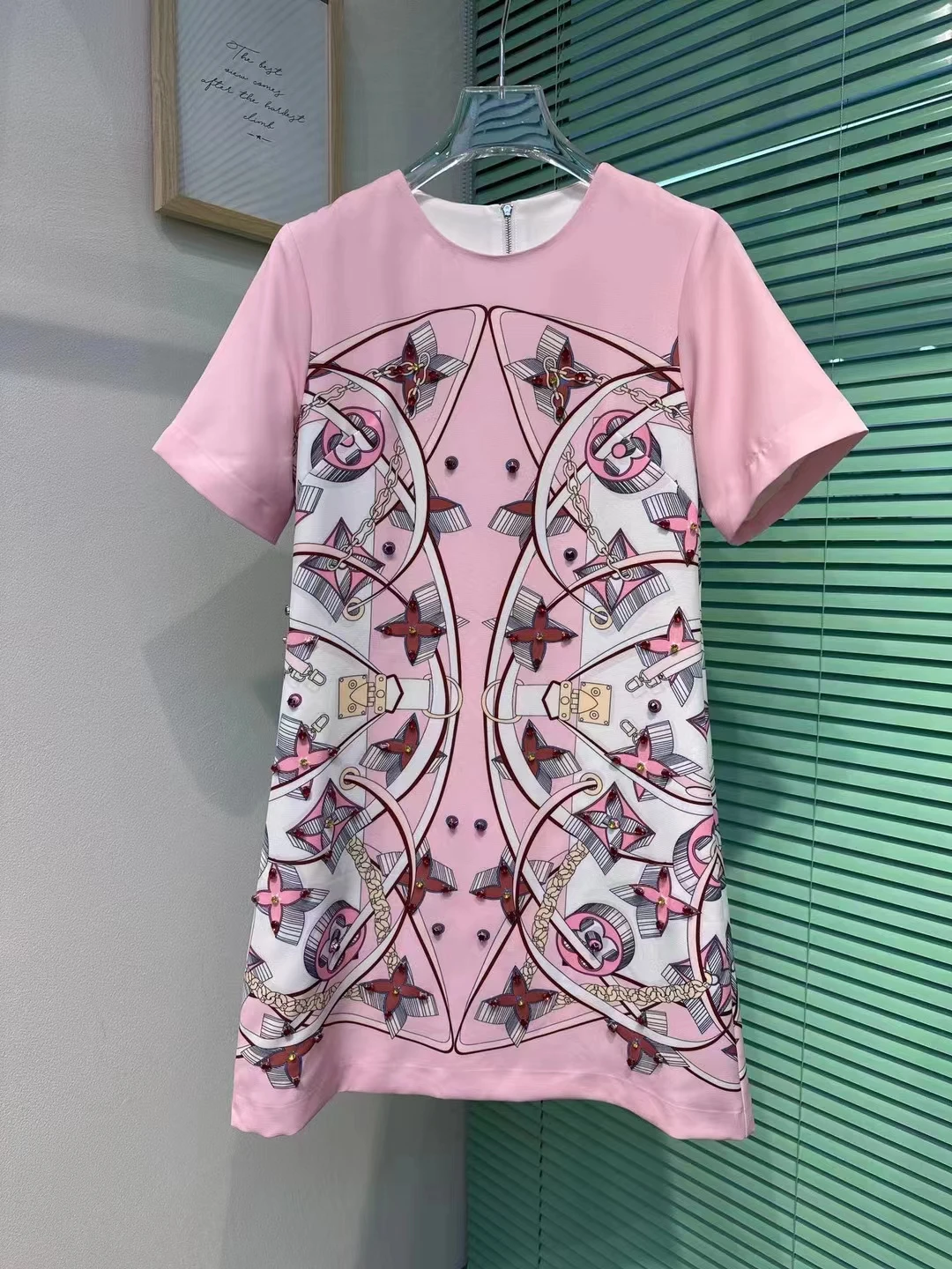 

S780 High quality New Fashion Women 2023 lady Dress Luxury famous Brand European Design party style dress