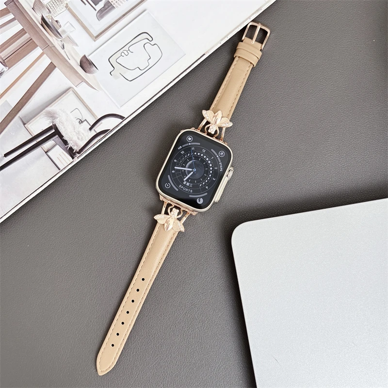 Ремешок металлический из нержавеющей стали для iwatch Ultra8 49 мм, кожаные аксессуары для apple Watch серии 7654se 44 мм 45 мм 40 мм 41 м
