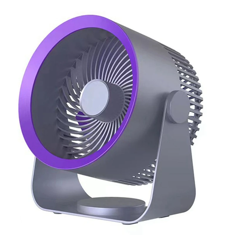 

New-Electric Fan 4000Mah Rechargeable Air Circulation Stand Fans Summer Cooling Camping Fan Portable Air Conditioner
