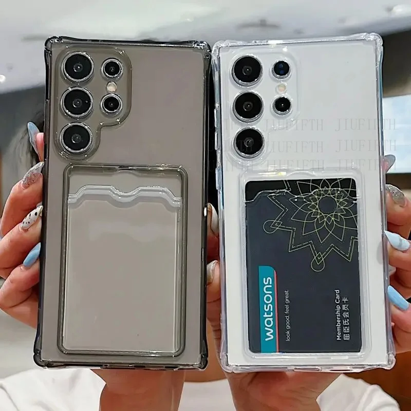 Роскошный силиконовый прозрачный чехол для карточек ViVO Y02 S Y16 Y15S Y17 2019 Y20 Y21 Y335 Y31 Y35