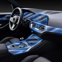 for bmw g21 series 4 2021 2022 car interior center console transparent tpu protective film anti scratc repair film accessories